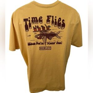 Hurley Time Flies When You’re Having Fun Tee Shirt Men XL